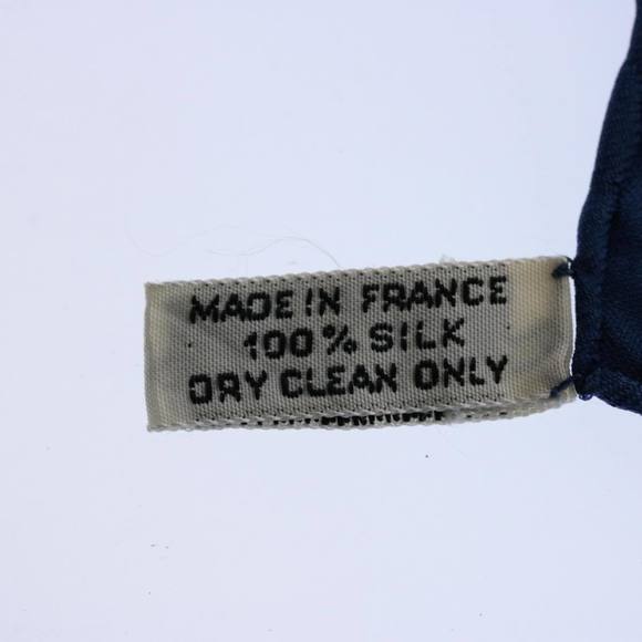 HERMES Carre 90 LES CLES Scarf Silk Navy Auth ki3742 - Picture 14 of 14